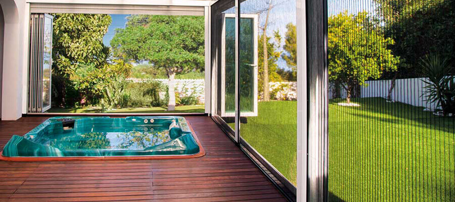 moustiquaire pliss&eacute;e 1 vantail sur mesure